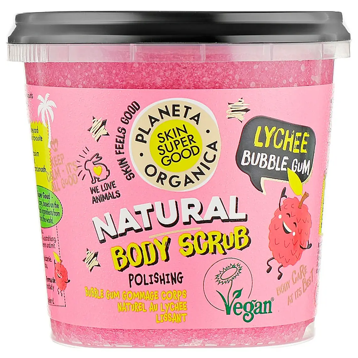 Exfoliante Corporal Lychee Bubble Gum 360ml - ORGANIC SHOP 2