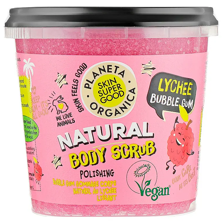 Exfoliante Corporal Lychee Bubble Gum 360ml - ORGANIC SHOP 2