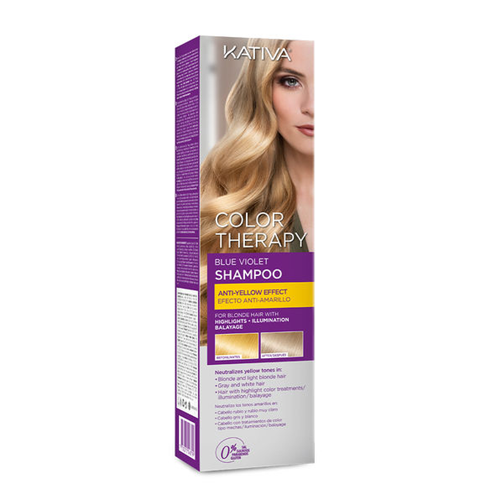 Shampoo Color Therapy Blue Violet 250ML - KATIVA