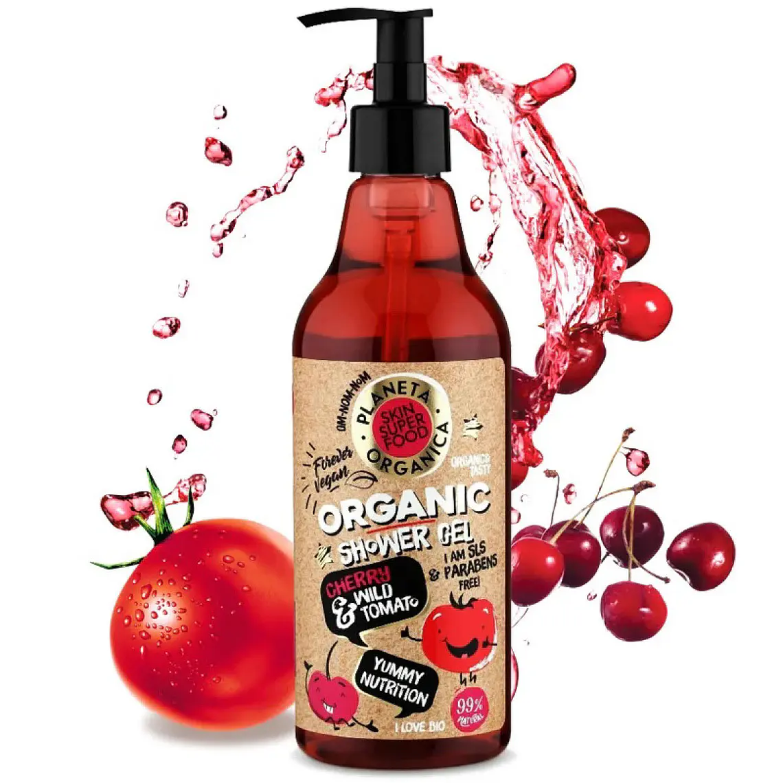 Gel de Ducha Cherry Splash 500ml - ORGANIC SHOP 2
