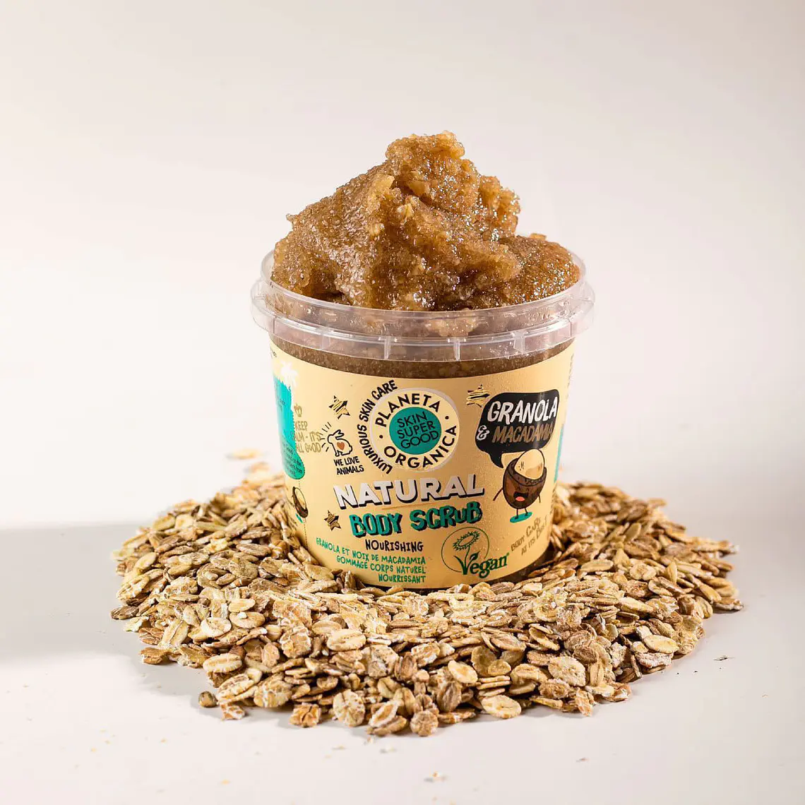 Exfoliante Corporal Granola y Macadamia 360ml - ORGANIC SHOP 4