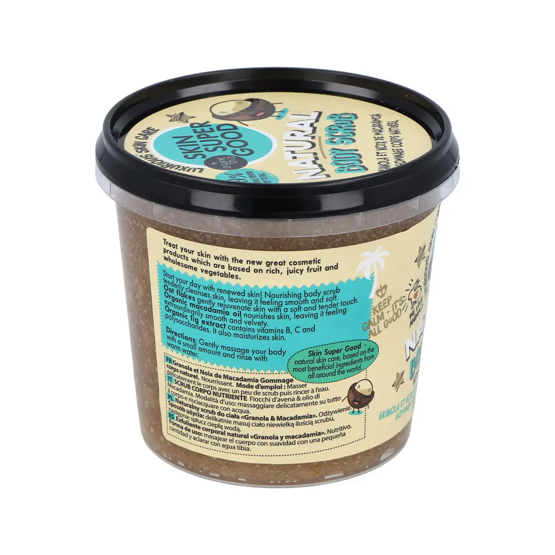 Exfoliante Corporal Granola y Macadamia 360ml - ORGANIC SHOP 3