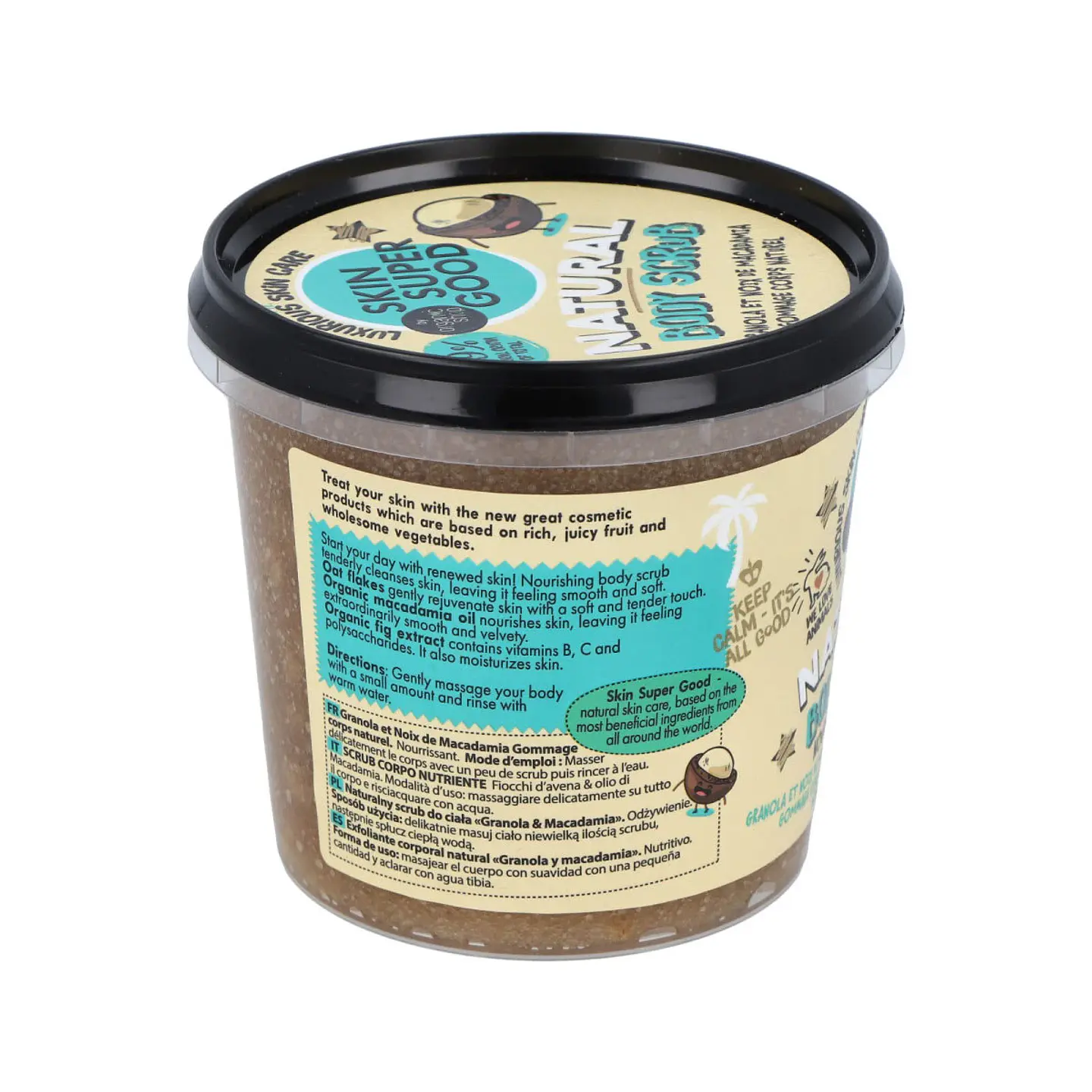 Exfoliante Corporal Granola y Macadamia 360ml - ORGANIC SHOP 3