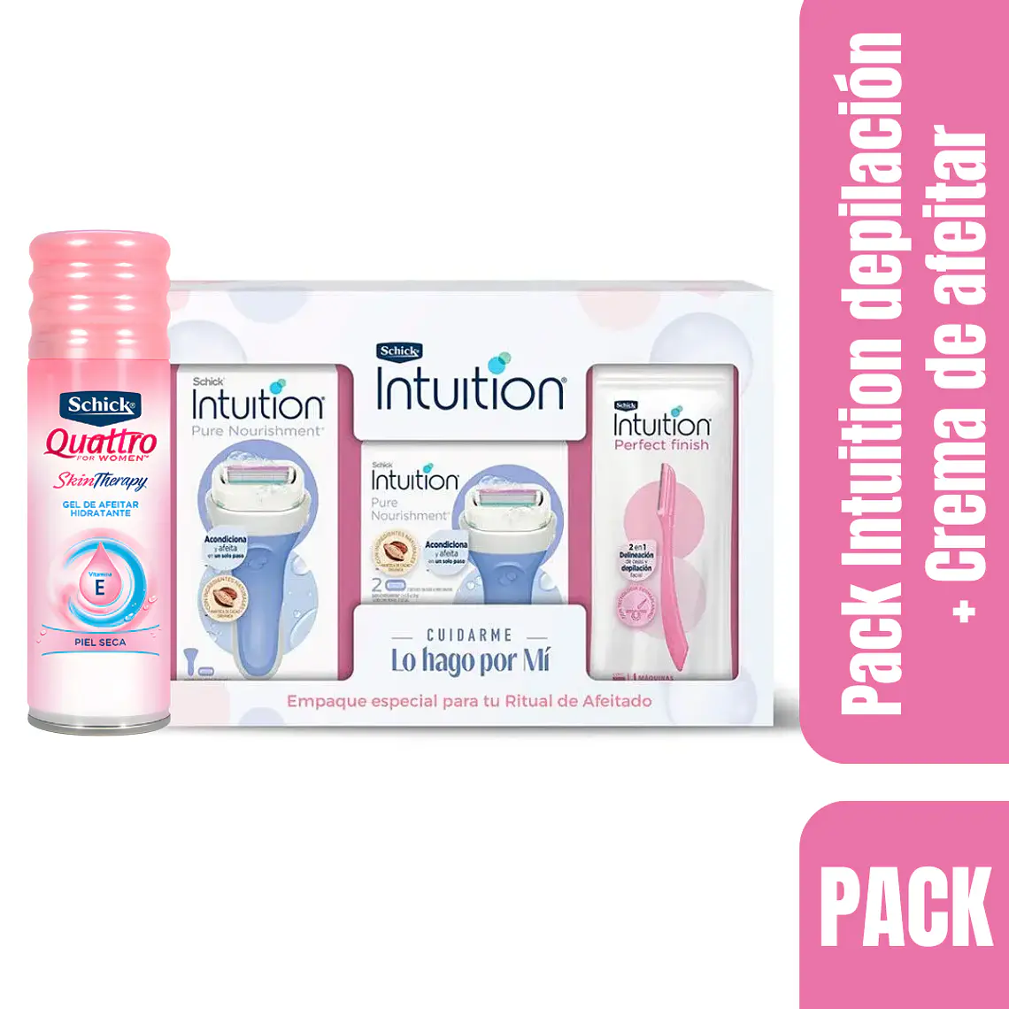 Pack Intuition depilación + Espuma de afeitar 1