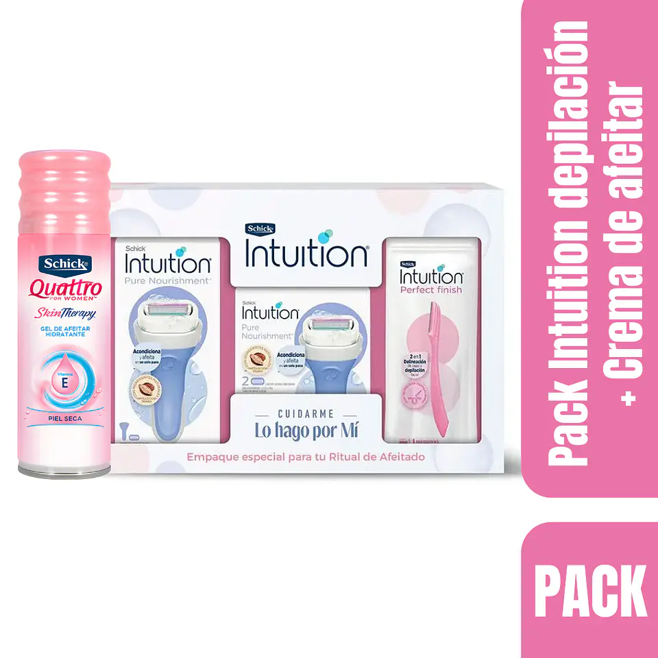Pack Intuition depilación + Espuma de afeitar 1