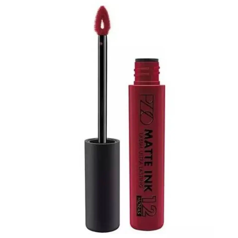 Labial Líquido Larga Duración Matte Ink 12 horas Positive Red En Blister - PETRIZZIO 1