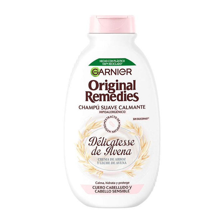Shampoo Original Remedies - GARNIER DELICATESSE DE AVENA 300 ML 1