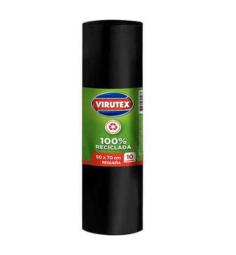 Bolsas de Basura Biorollo 50×70cm 10 unidades - VIRUTEX