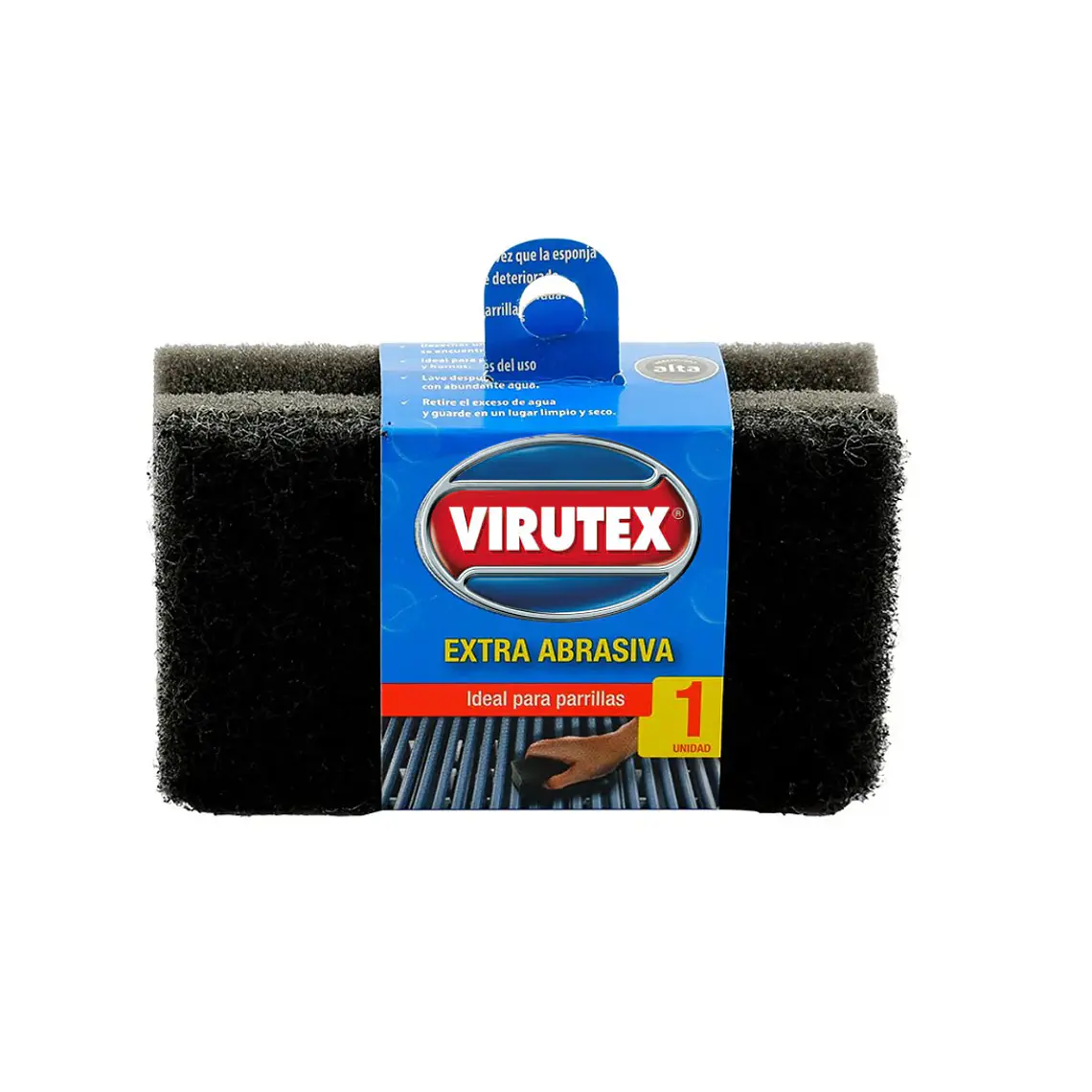 Esponja Extra Abrasiva Ideal Parrilas - VIRUTEX 1