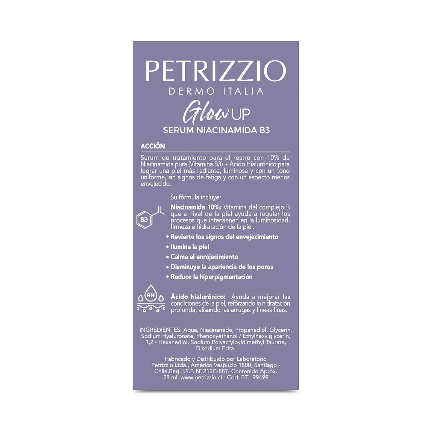 Serum Glow Up Niacinamida 10% Proluminosidad - PETRIZZIO 3