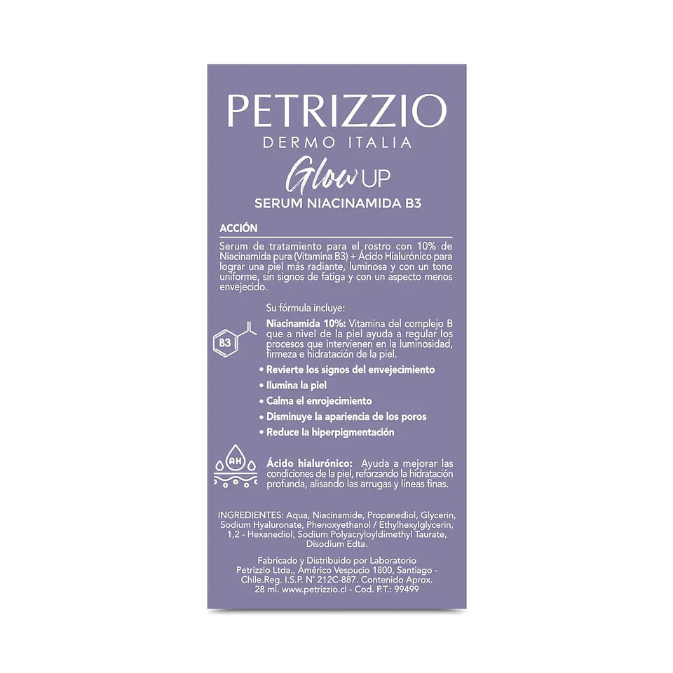 Serum Glow Up Niacinamida 10% Proluminosidad - PETRIZZIO 3