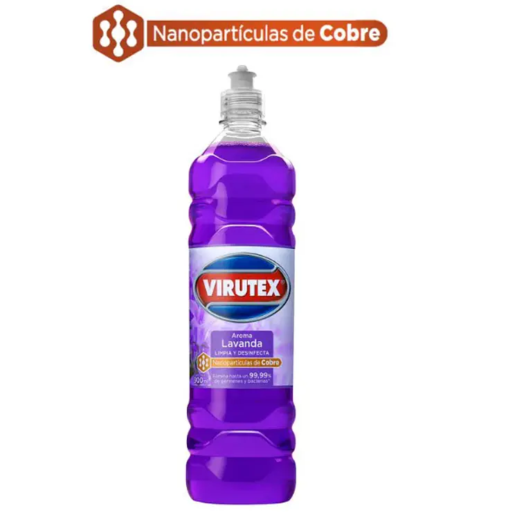 LIMPIADOR DESINFECTANTE LAVANDA 900 ML VIRUTEX 1