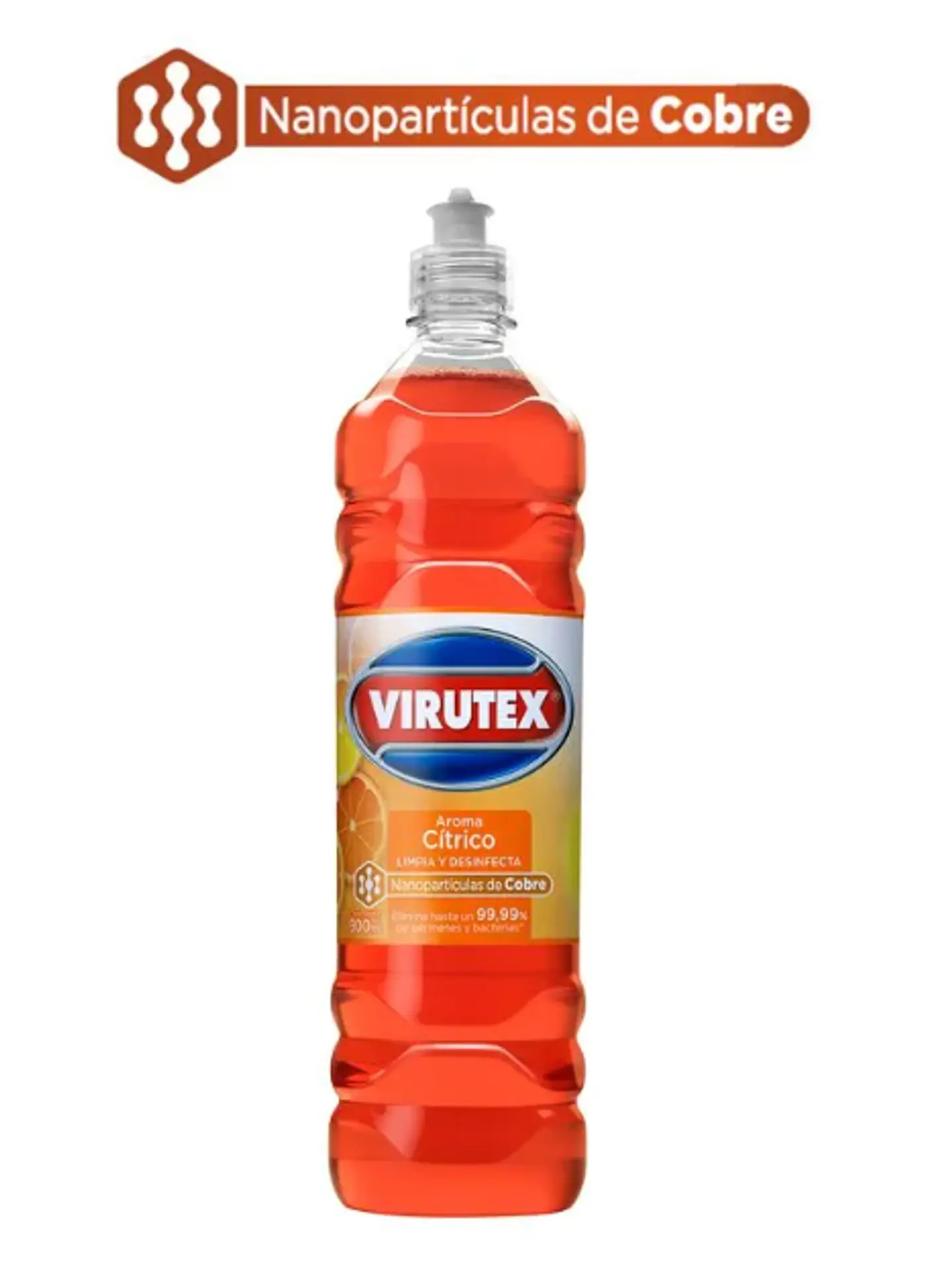LIMPIADOR DESINFECTANTE CÍTRICO 900ML VIRUTEX 1