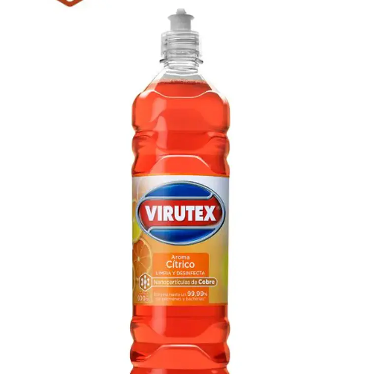 LIMPIADOR DESINFECTANTE CÍTRICO 900ML VIRUTEX 1