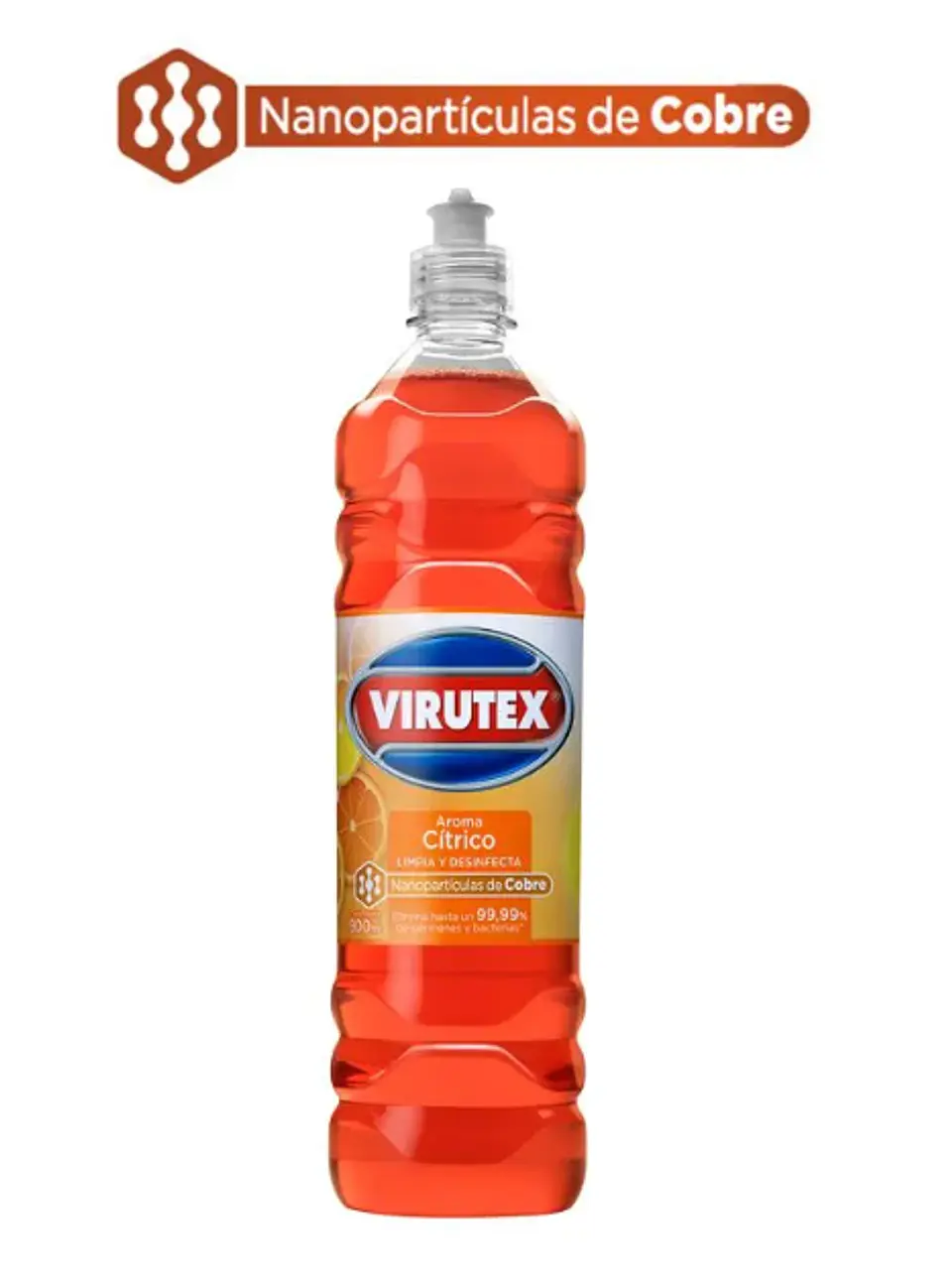 LIMPIADOR DESINFECTANTE CÍTRICO 900ML VIRUTEX 1