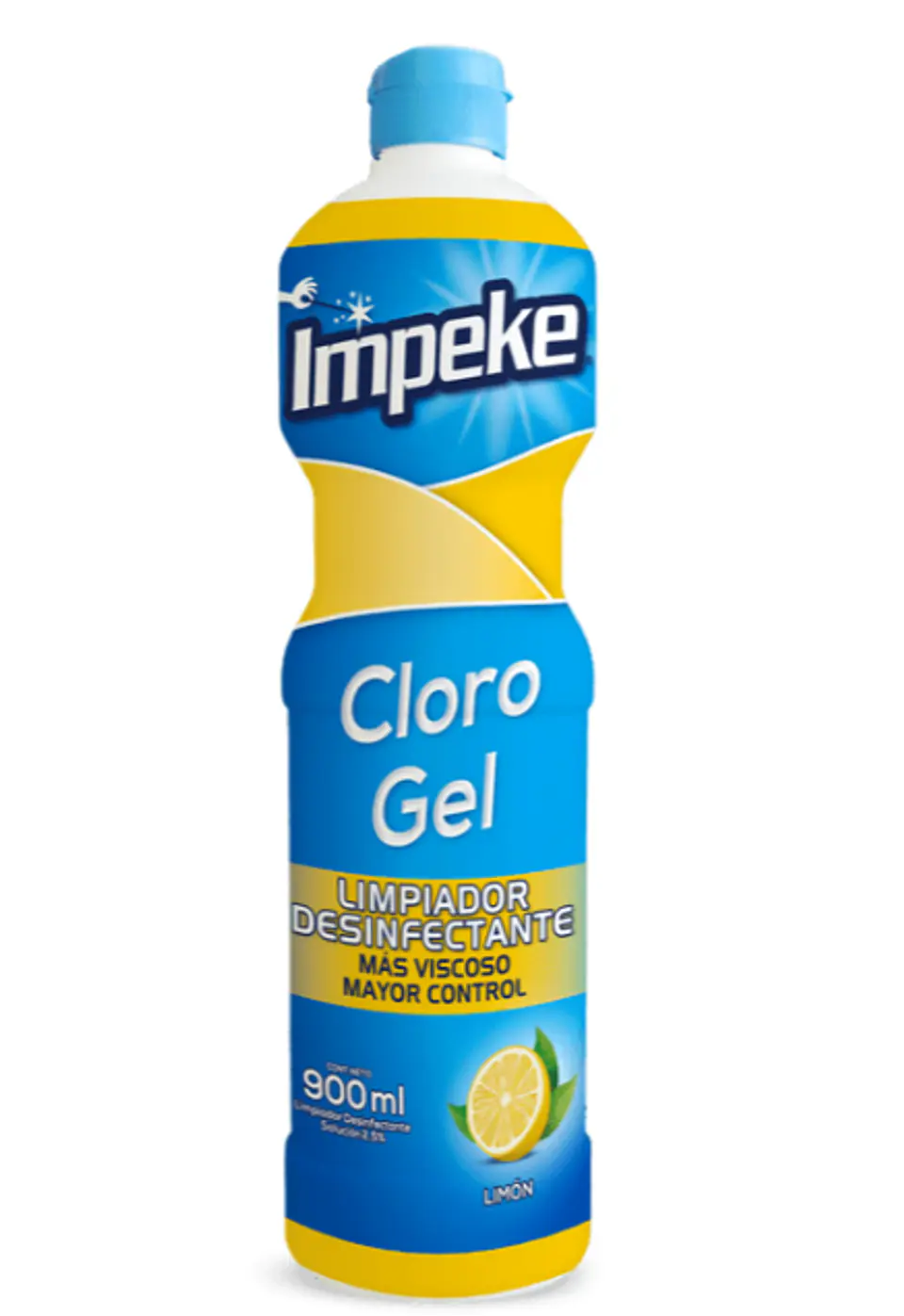 Cloro Gel Aroma Limón 900ml - IMPEKE 2