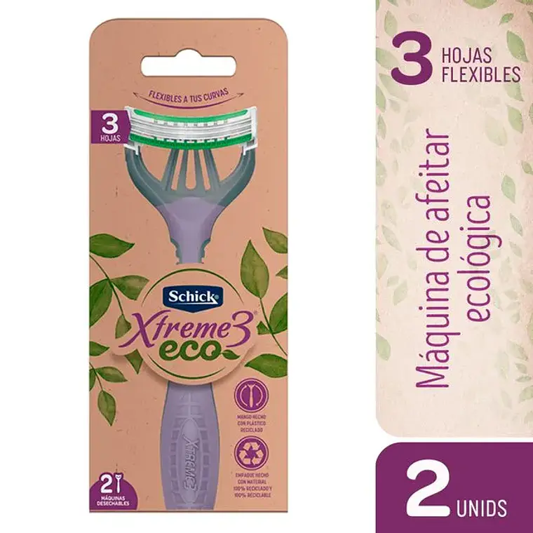Máquina Afeitar Xtreme Eco x4 - SCHICK 1