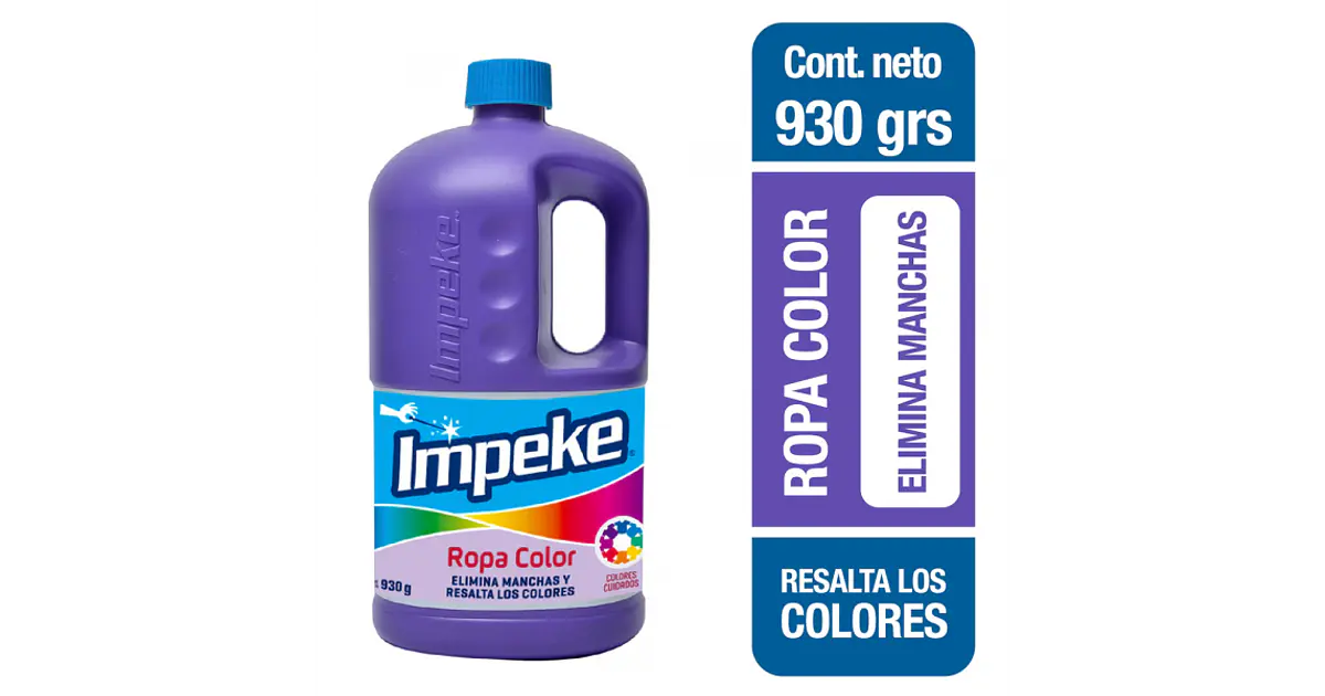 Cloro Ropa Color 930gr - IMPEKE