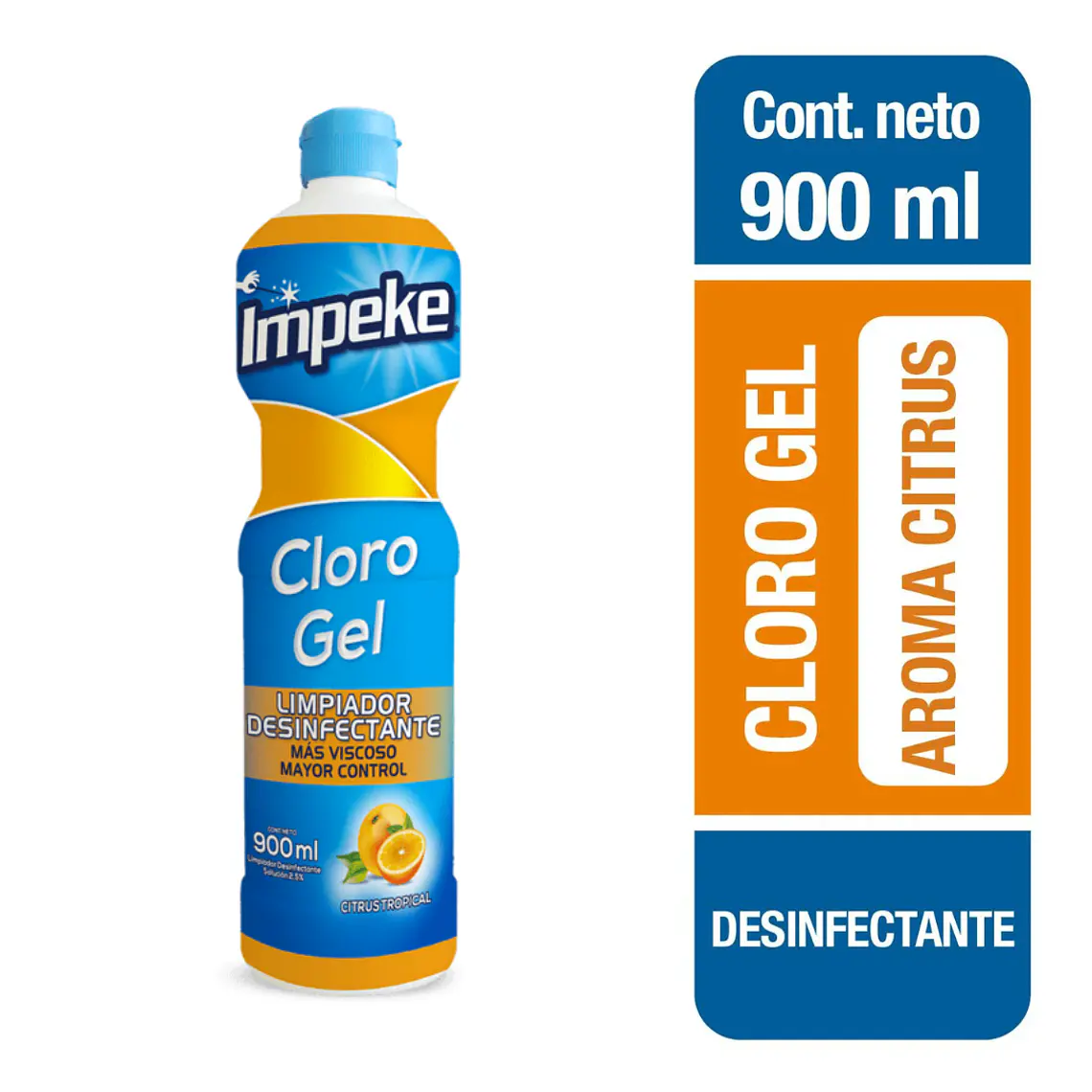Cloro Gel Citrus 900ml - IMPEKE 1