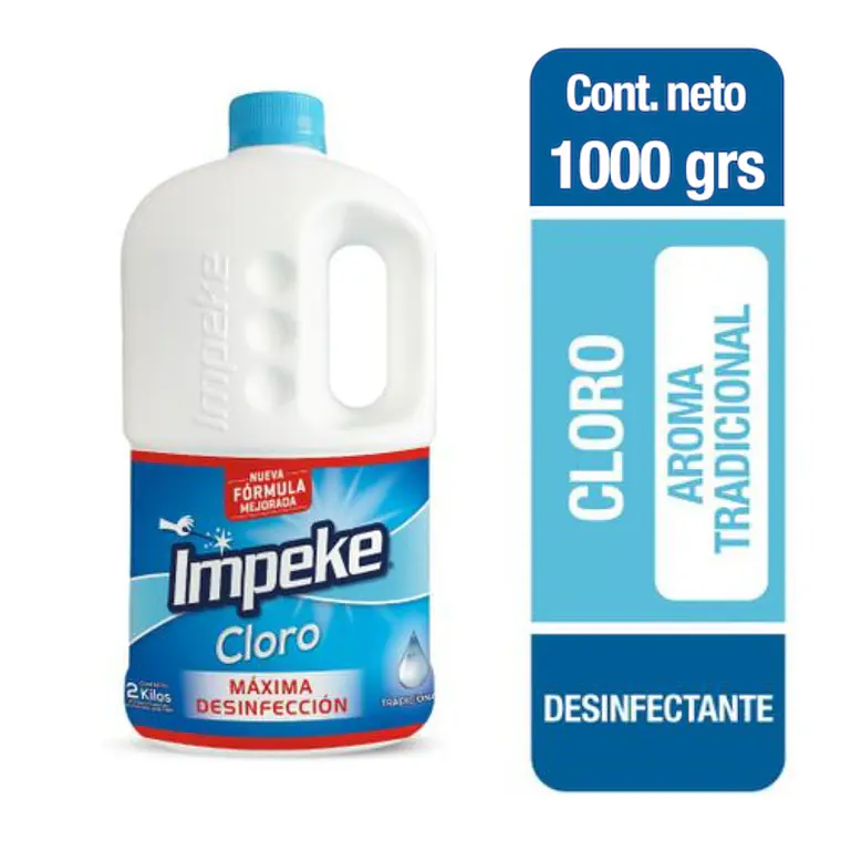 Cloro Concentrado Tradicional 1000gr - IMPEKE 1