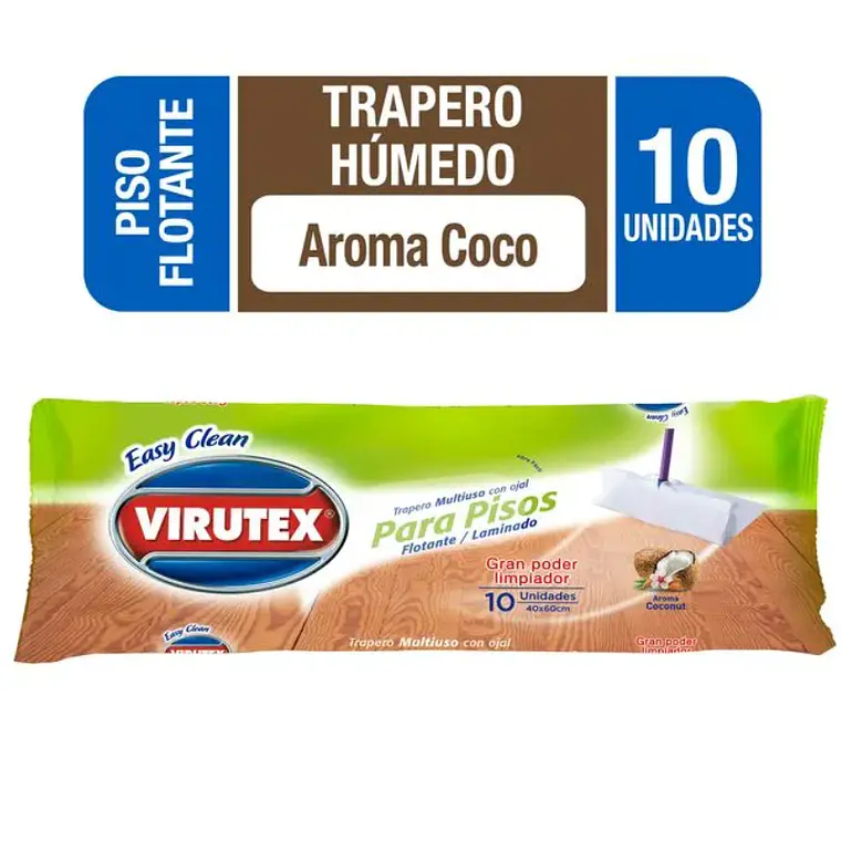 Paño Piso Flotante Con Ojal 10 Un VIRUTEX 1