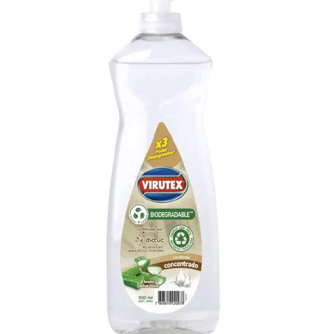 Lavalozas Ecologico 500 ML VIRUTEX 1