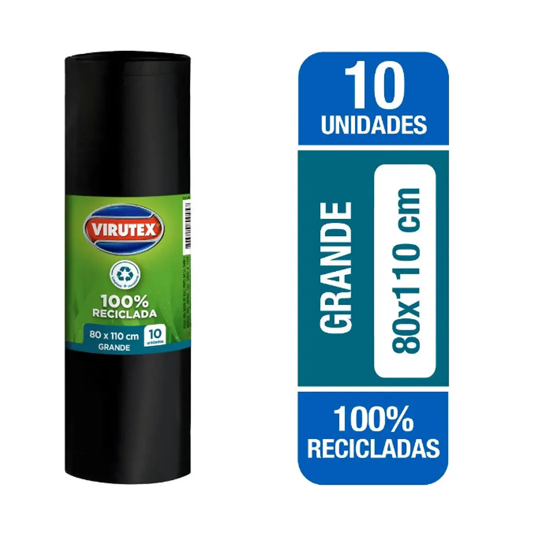  Bolsas De Basura Bio Rollo 80 x 110 cm VIRUTEX  1