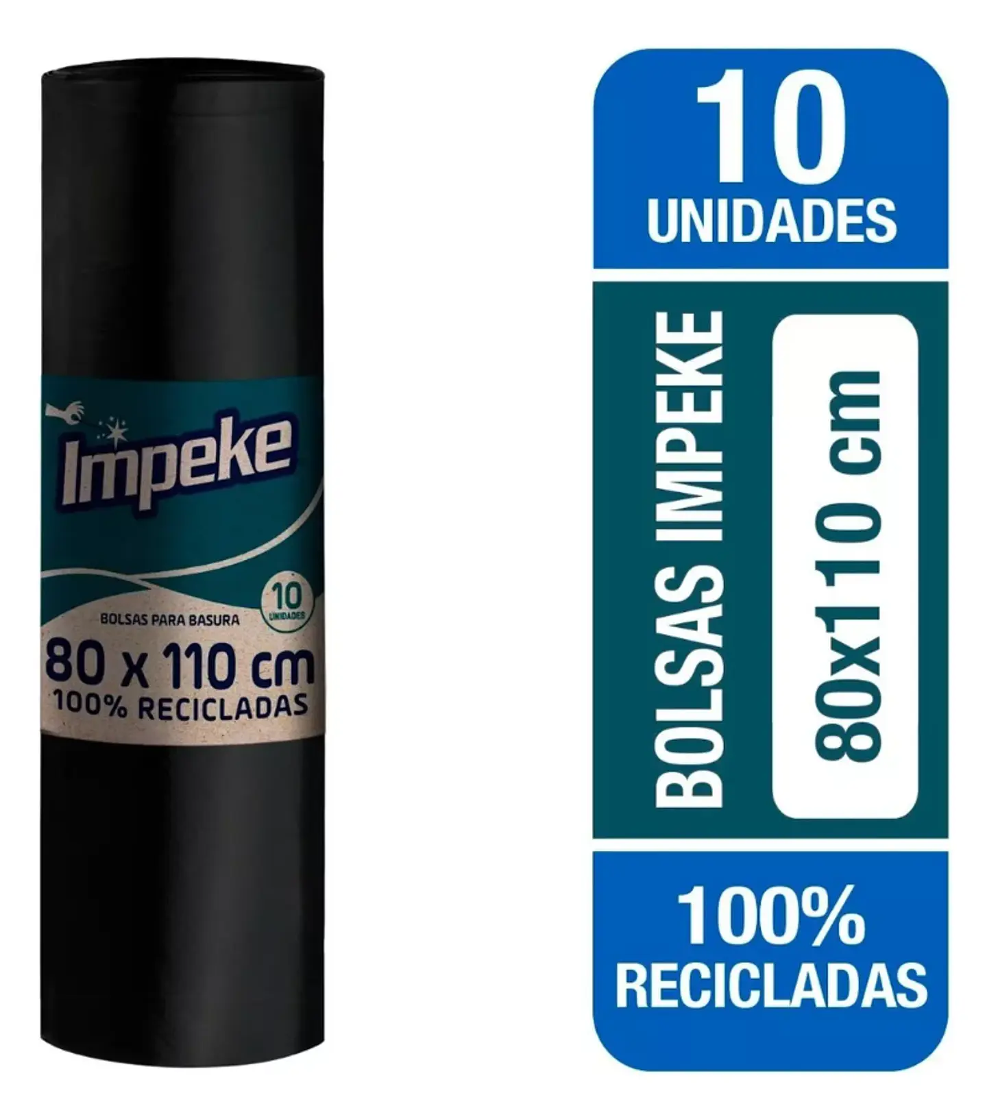 Bolsas Para Basura Economicas 80 X 110 Cm 10 Unidades Impeke 1