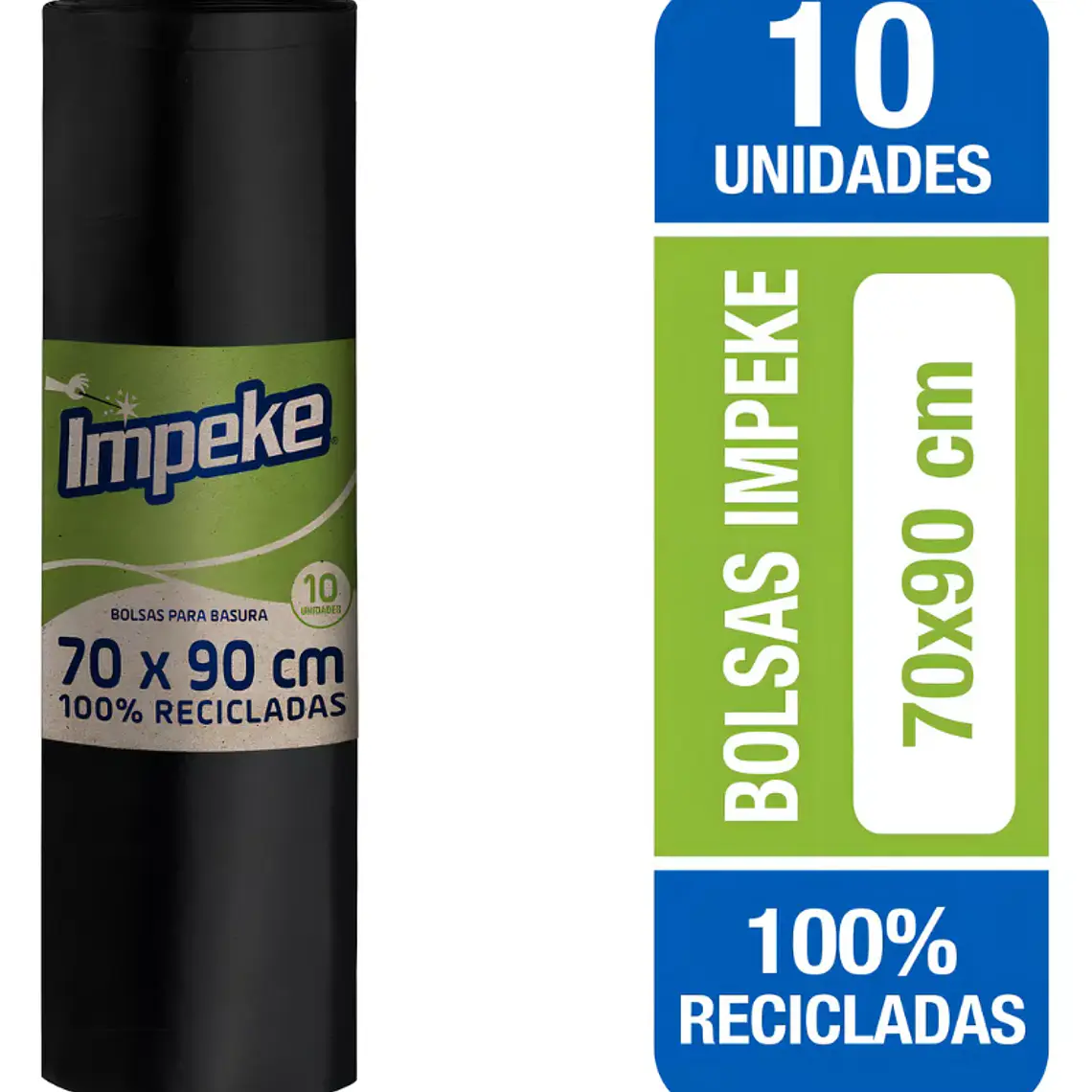 Bolsas Para Basura Economicas 70 X 90 Cm 10 Unidades Impeke 1