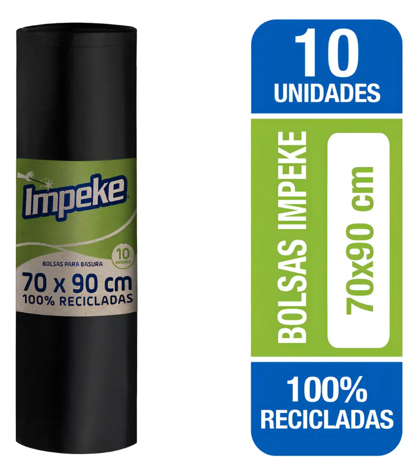 Bolsas Para Basura Economicas 70 X 90 Cm 10 Unidades Impeke 1
