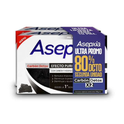 Pack Jabon Carbon X2 Tradicional Asepxia