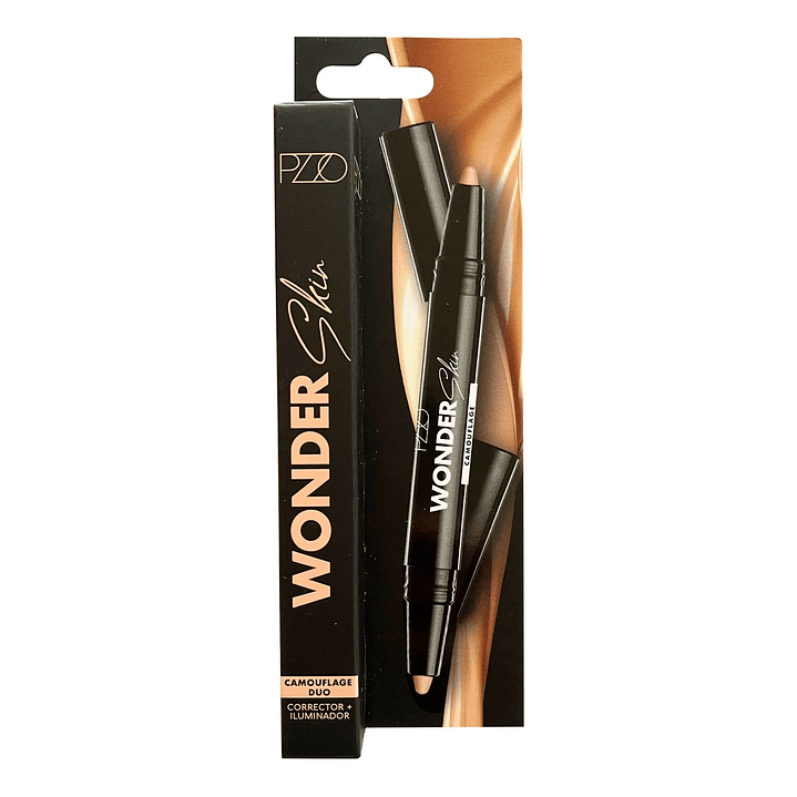 Corrector + iluminador Camouflage Duo Wonder Skin - PETRIZZIO 2