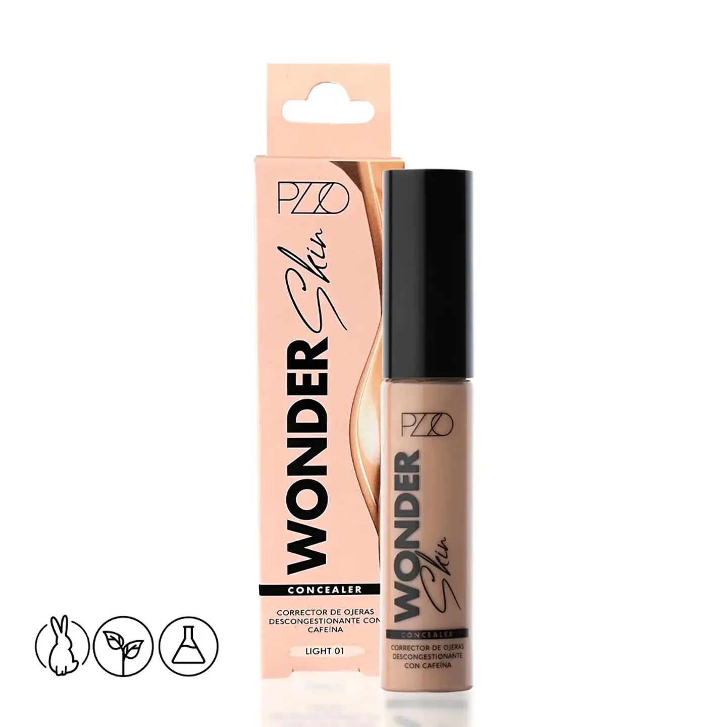 Corrector de Ojeras Wonder Skin Concealer Light 01 PETRIZZIO 1