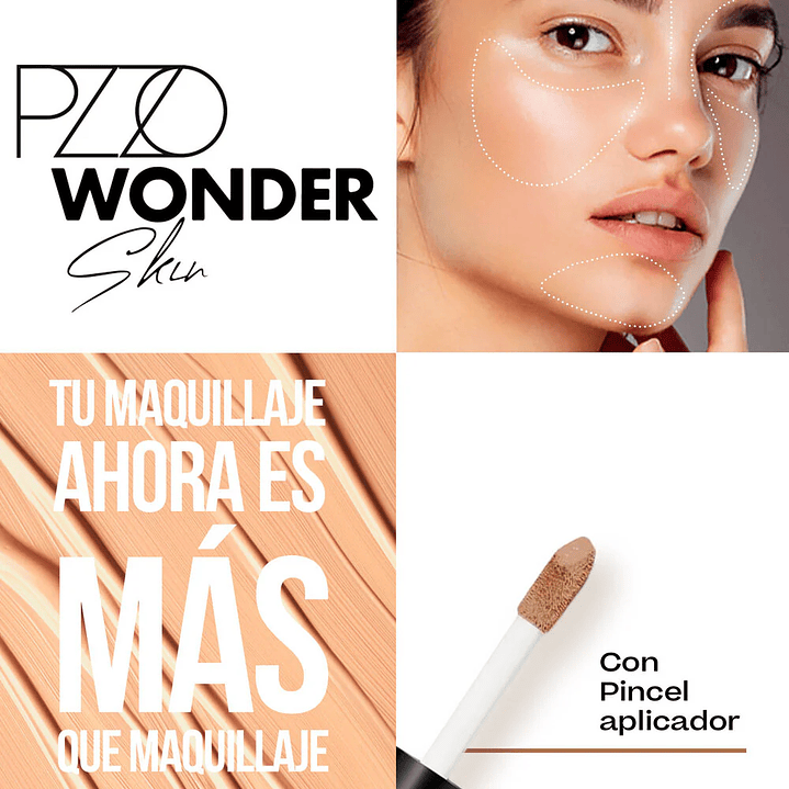 Base de Maquillaje Wonder Skin 35 ml Natura 01 - PETRIZZIO 4