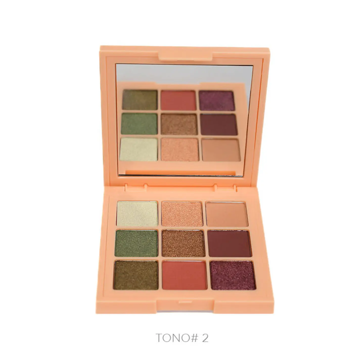 Sombra x9 Colores Radiant con Espejo Tono  #2 - DOLCE BELLA 1
