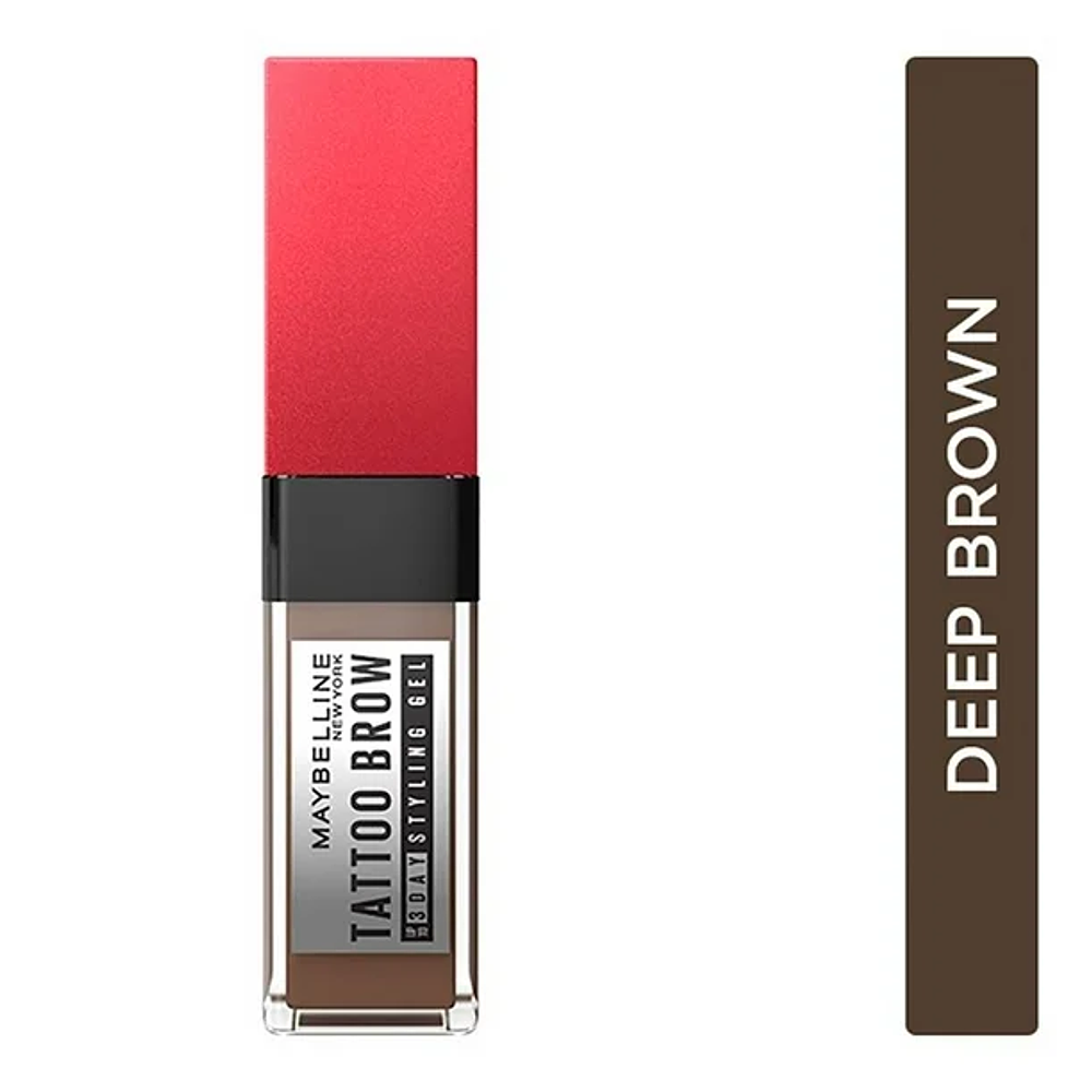 Gel de Cejas Tattoo Brow 3D Gel Deep Brown 5G - MAYBELLINE