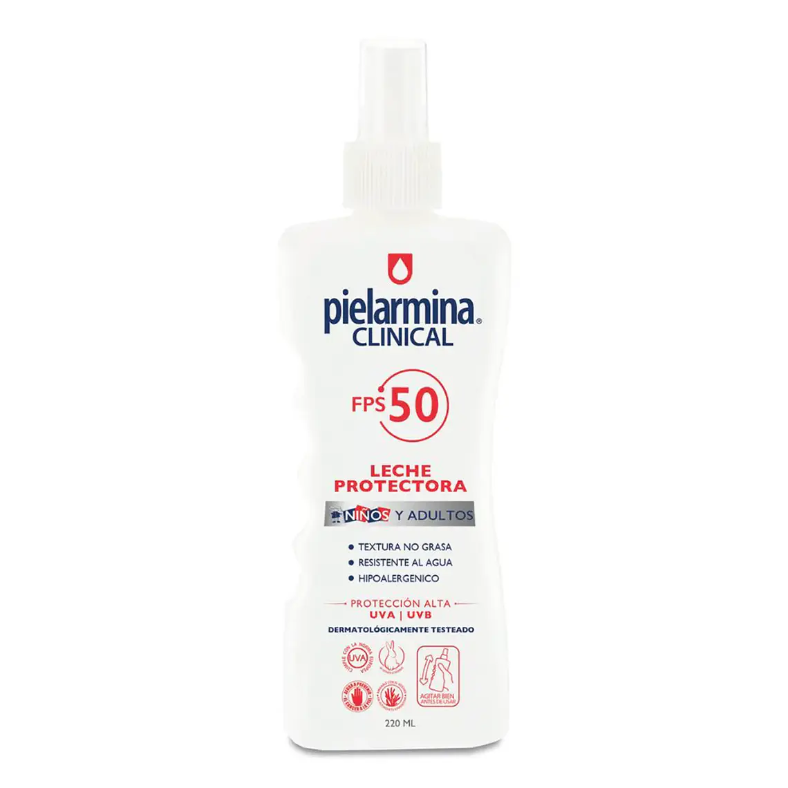Leche Protectora Pielarmina Protect FPS 50 - 220 ml 1