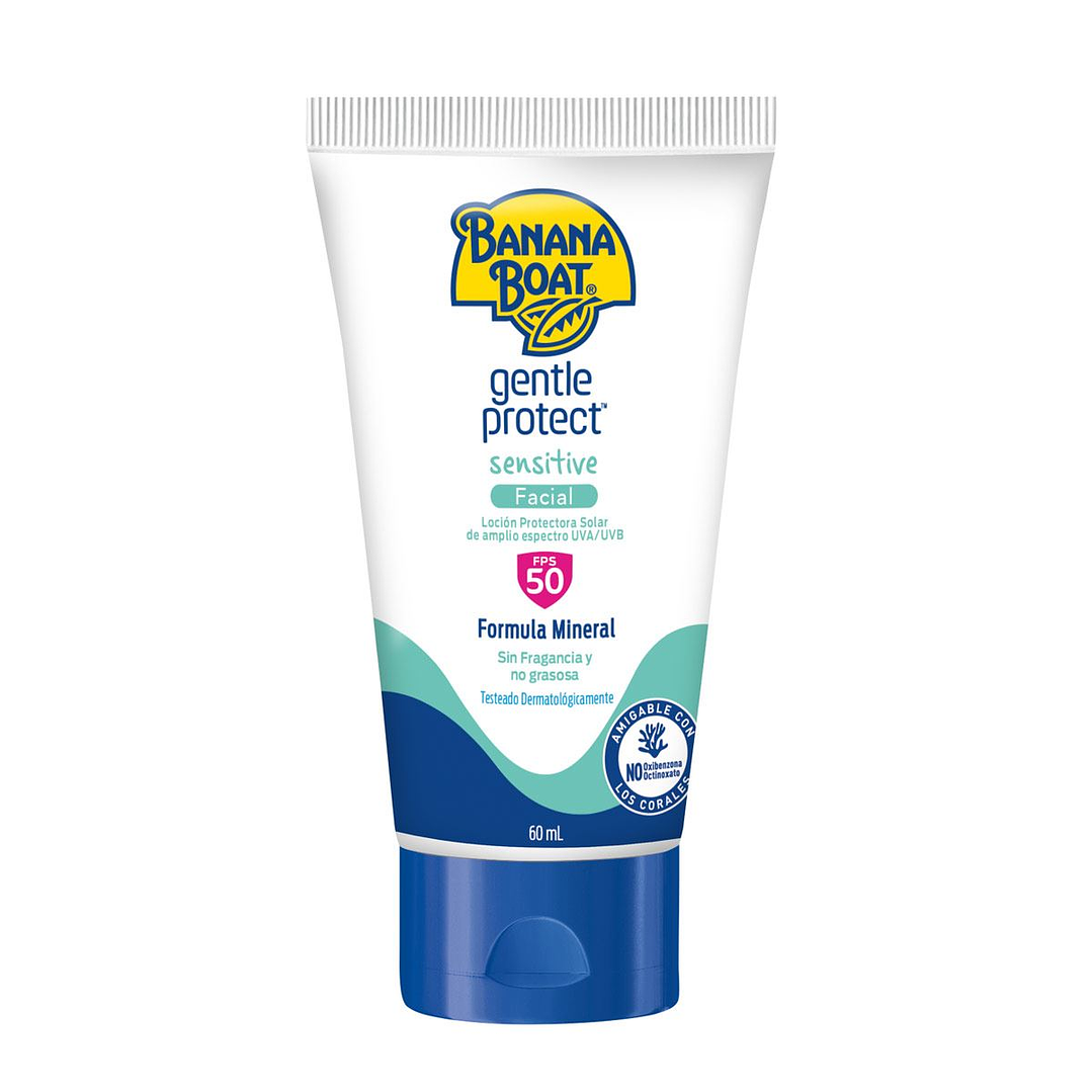 Gentle Protect Sensitve Facial LTN FPS 50+ 60ml - BANANA BOAT 1