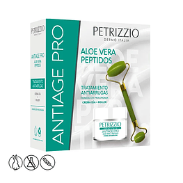 Set Crema Antiage Pro Aloe Vera Péptidos + Roller