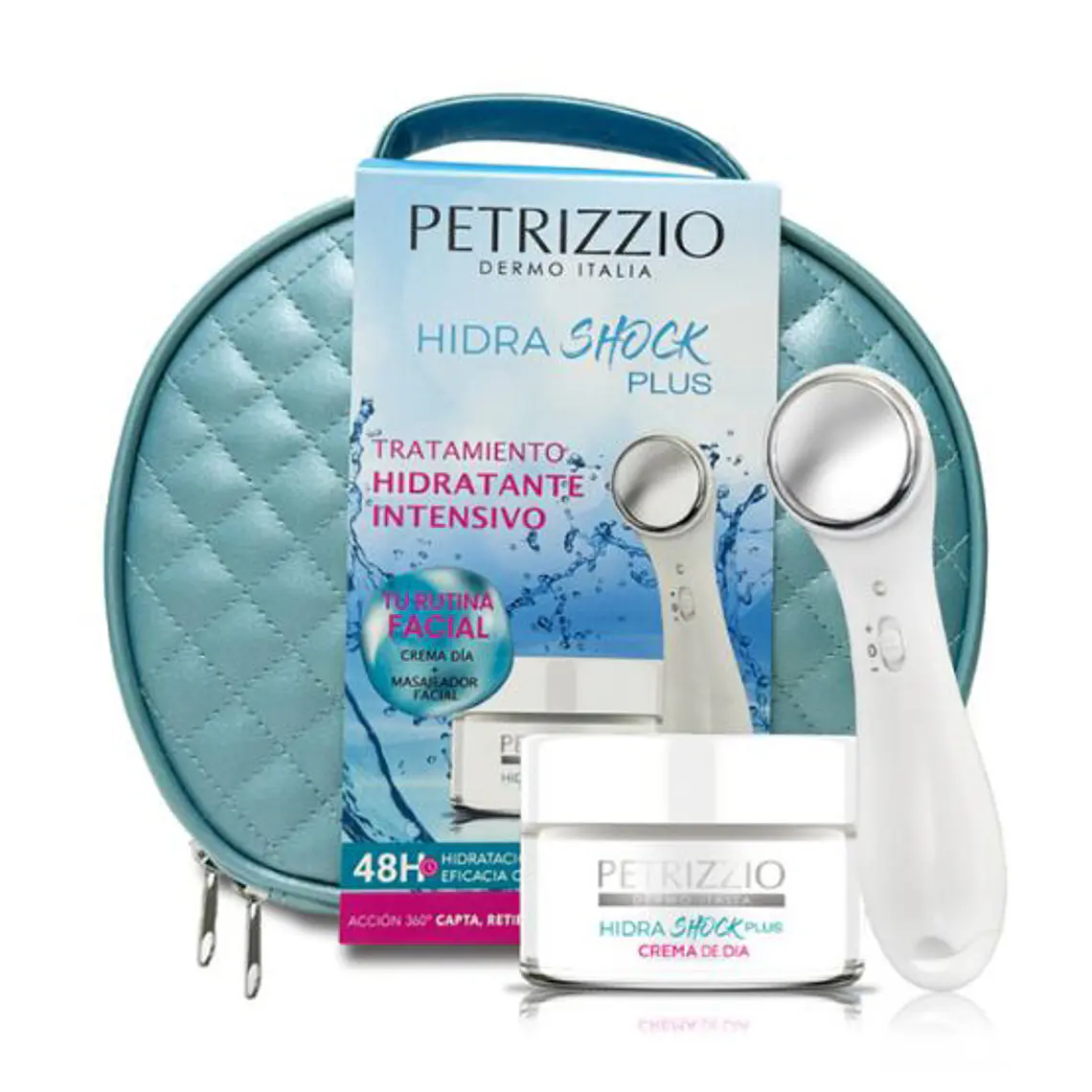Estuche Masaje Facial Hidra Shock  + Néceser - PETRIZZIO 1