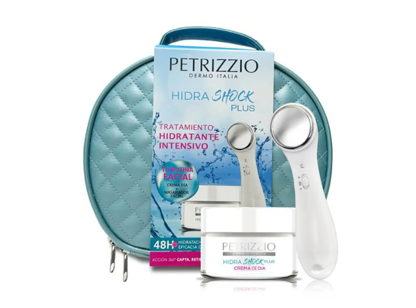 Estuche Masaje Facial Hidra Shock  + Néceser - PETRIZZIO 1