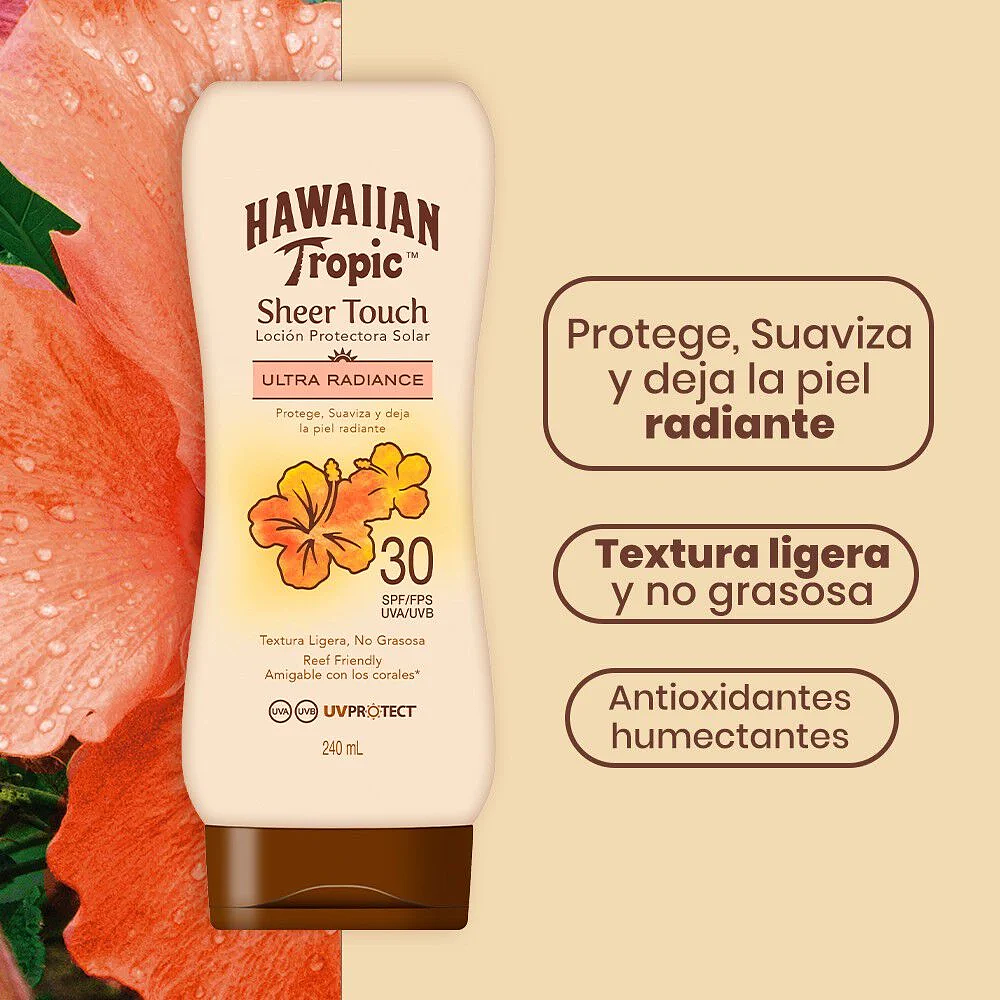 Protector Solar Sheer Touch Fps 30 240 mL - HAWAIIAN TROPIC