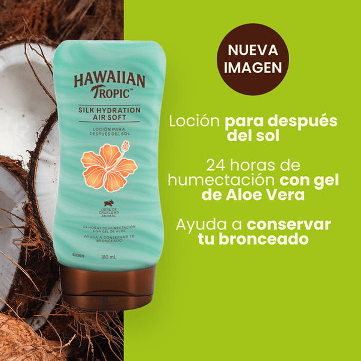 Loción After Hawaiian Tropic Silk Hydration Air Soft 180 Ml - HAWAIIAN TROPIC 2