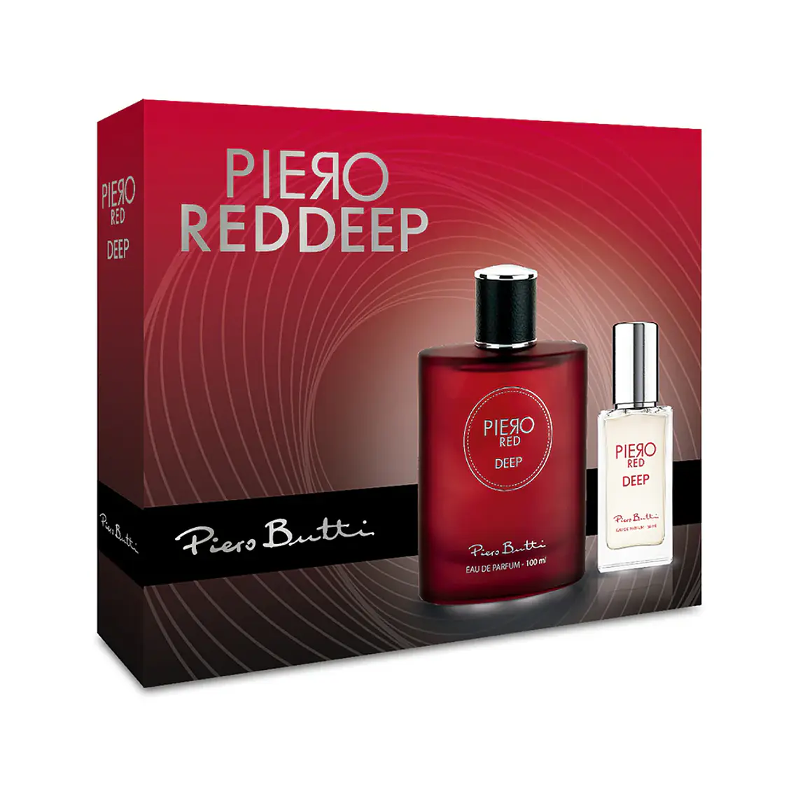 Set Perfume Piero Red Deep Edp + Miniatura Piero Butti 1