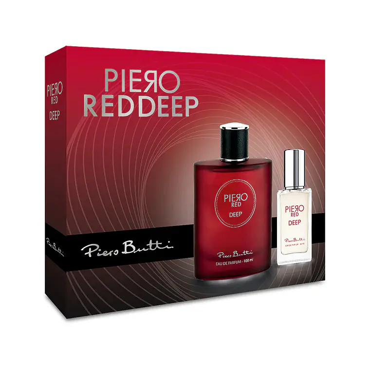 Set Perfume Piero Red Deep Edp + Miniatura Piero Butti 1