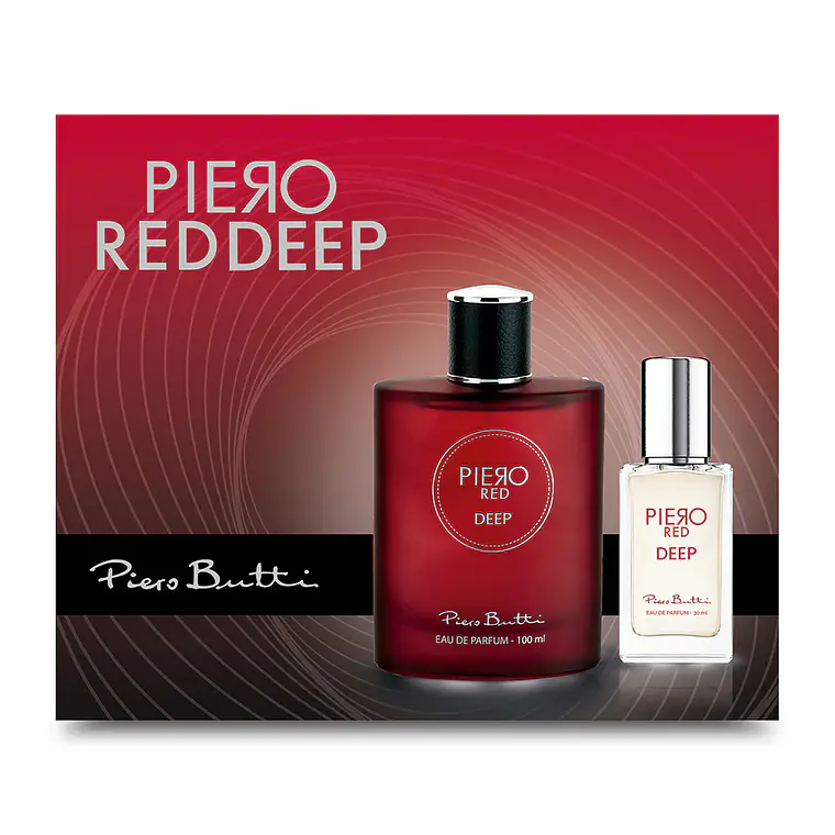 Set Perfume Piero Red Deep Edp + Miniatura Piero Butti 2