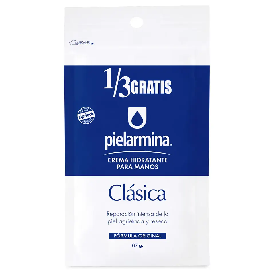 Crema de Manos Bolsa 50 gr + 1/3 Gratis Pielarmina - PETRIZZIO 1