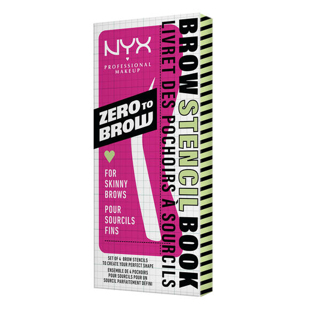 Plantillas para Cejas  SKINNY ZERO-TO-BROW - NYX 1