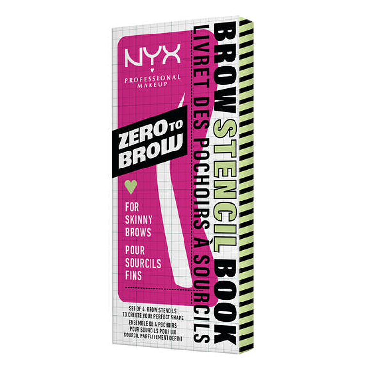 Plantillas para Cejas  SKINNY ZERO-TO-BROW - NYX 1