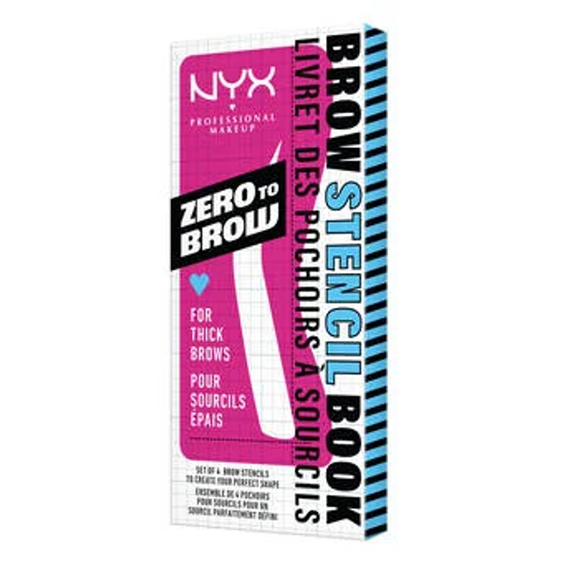 Plantillas para Cejas THICK ZERO-TO-BROW - NYX 1